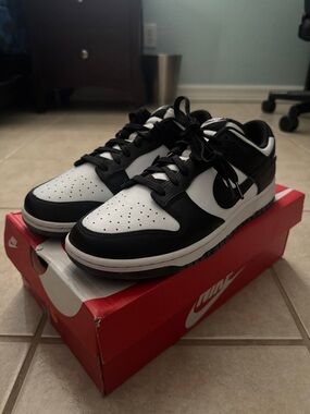 Nike Black and White Low-Top Sneakers